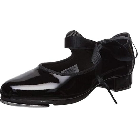 BLOCH  Annie Tyette Shoes - BLOCH Tap Shoe Sz 7.5 Faux Patent Leather, Dance Annie Tyette